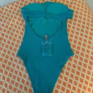 Aerie Ribbed Strapless One piece